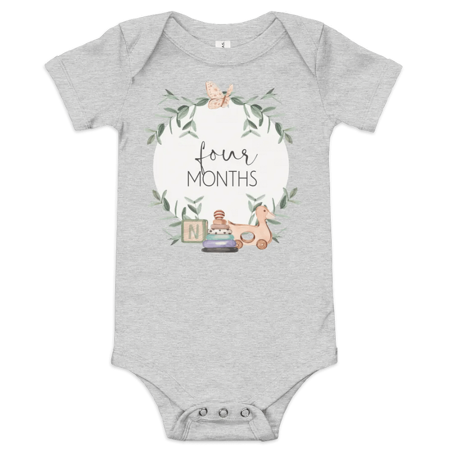 Whimsical Milestone Baby Onesie product image (4)
