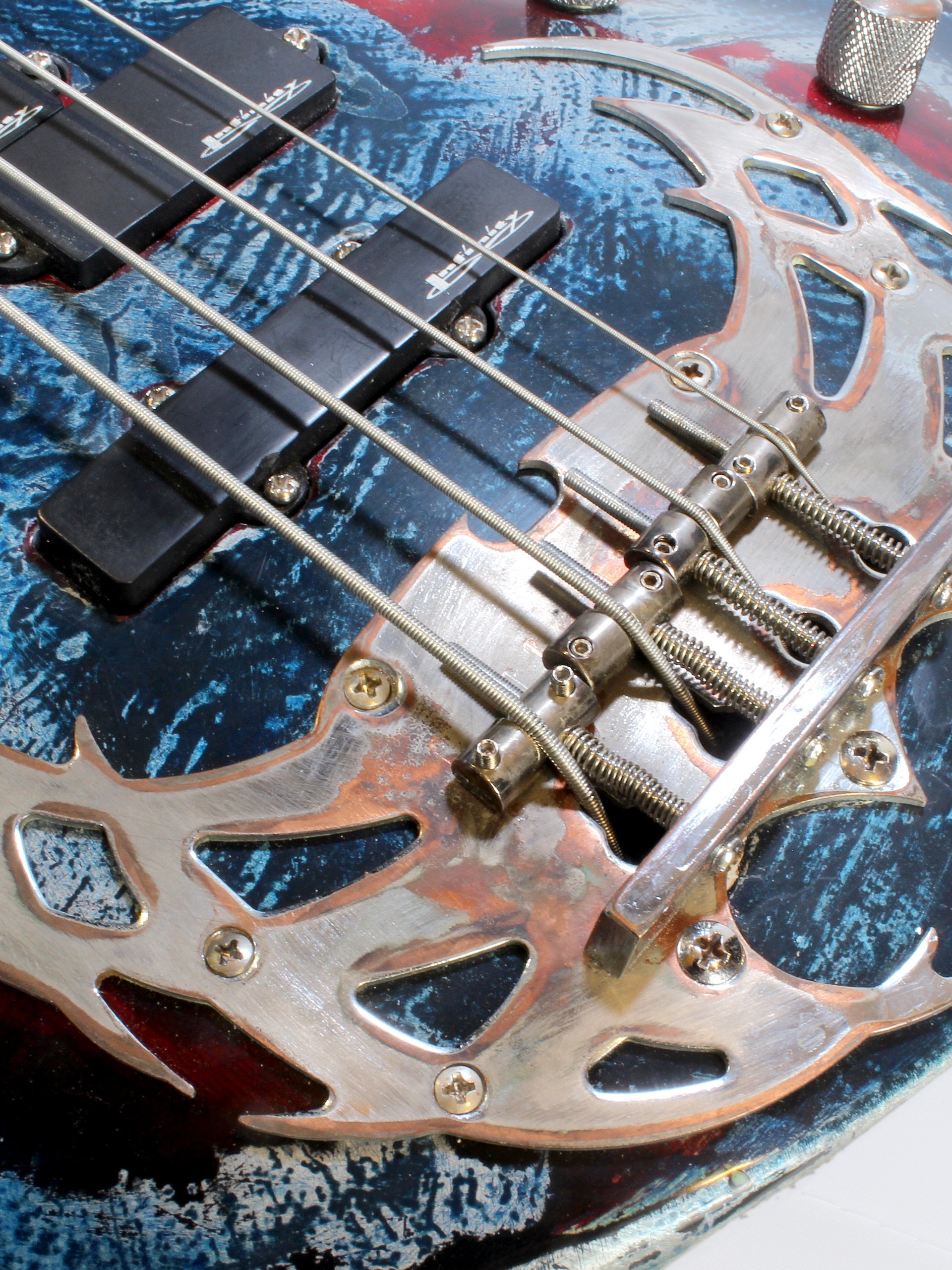 Aria Pro II Apocalypse Refinish Bass Guitar product image (5)