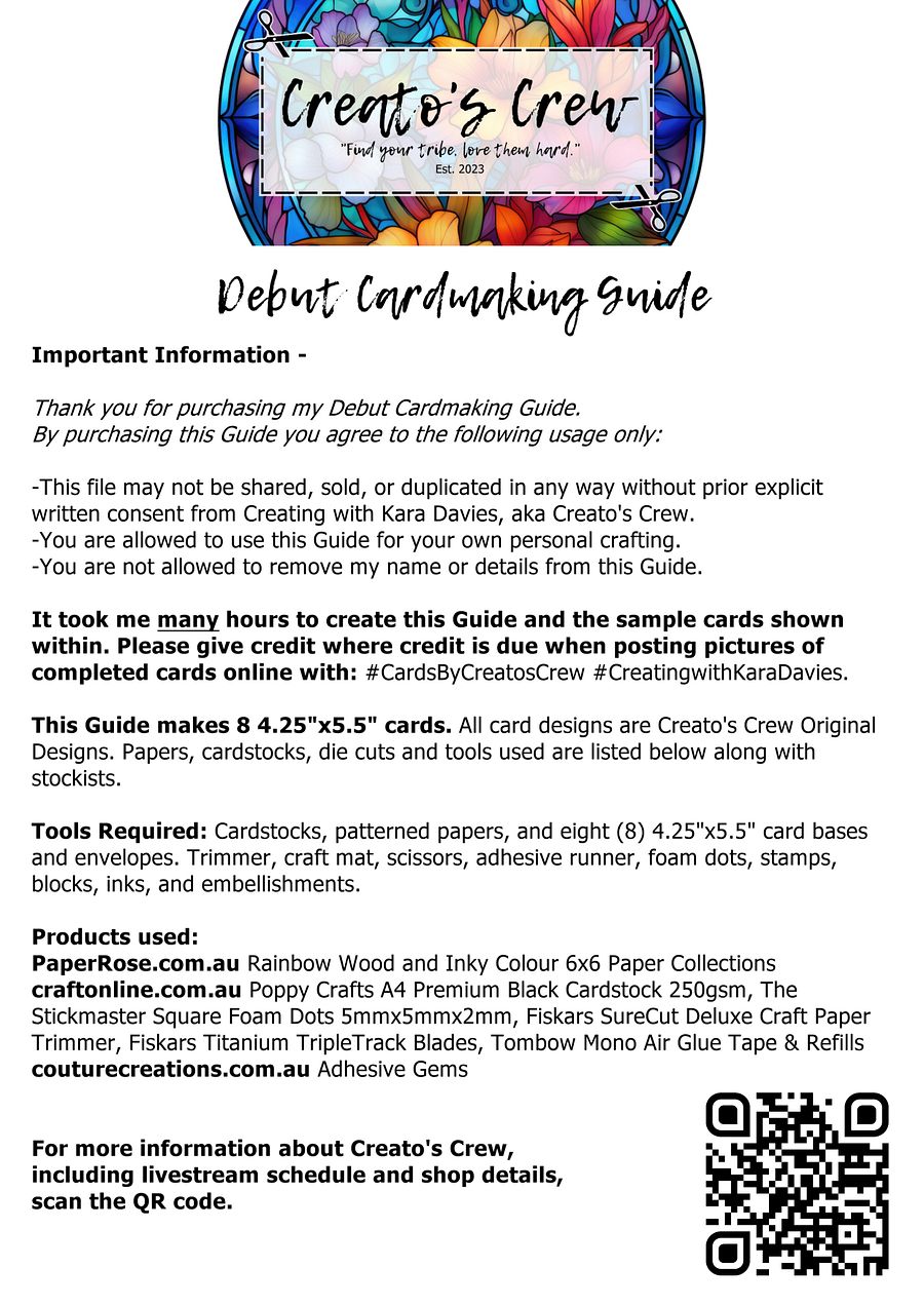 Cardmaking Guide product image (4)