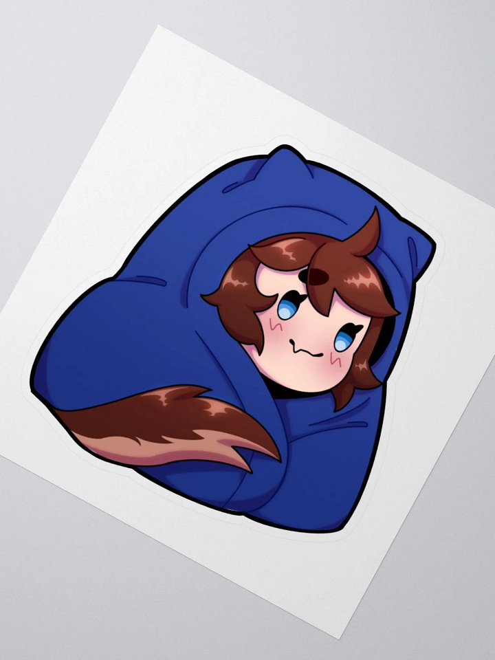 Wolfy Comfy Sticker product image (2)