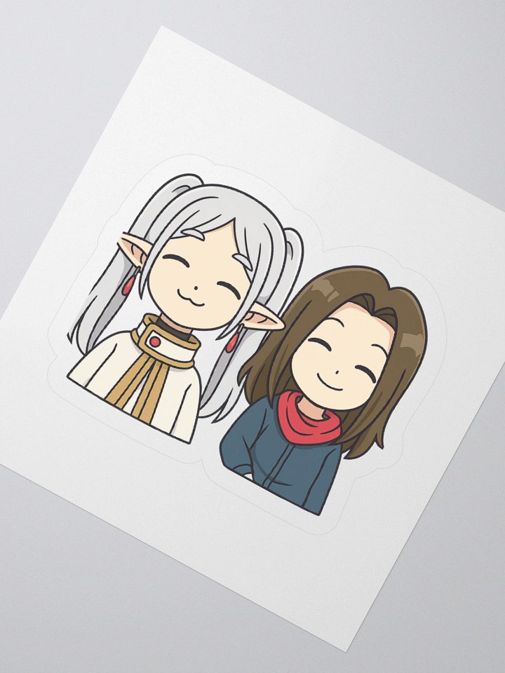 Senpai x Frieren Chibi Sticker product image (2)