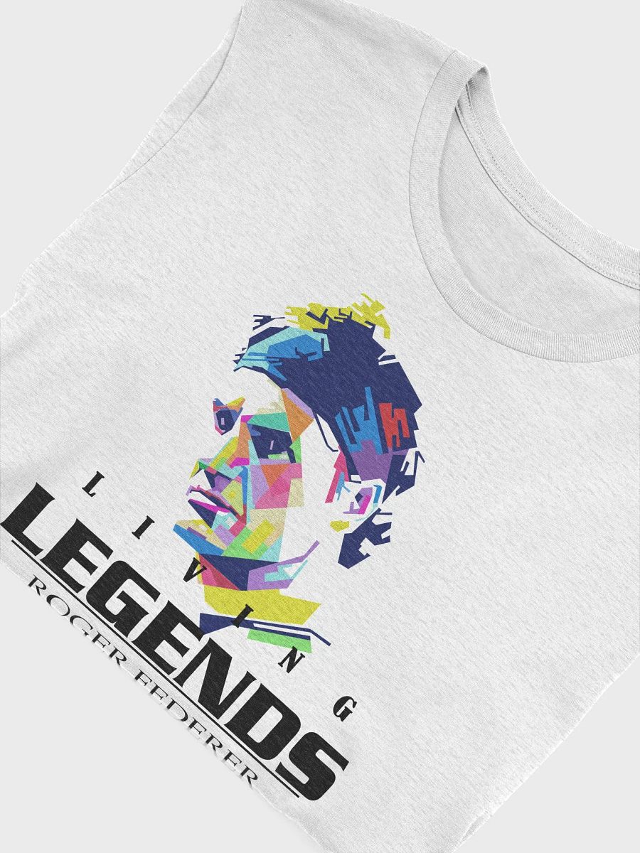 Living Legend Roger Federrer Geometric Portrait T-Shirt product image (34)