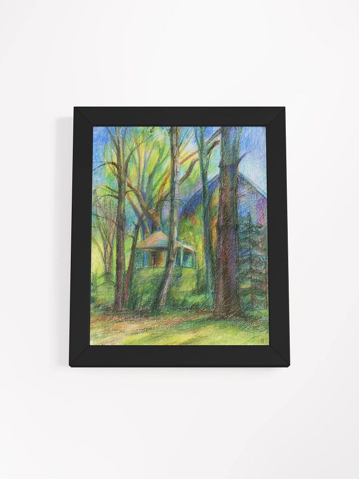 Impressionist Forest Escape Framed Poster - Summer House product image (4)