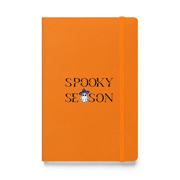 Spooky Season Sombrero Ghost Hardcover Bound Lined Notebook product image (1)