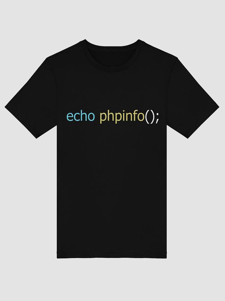PHP Echo Info T-Shirt product image (1)