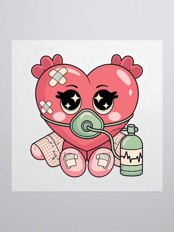 🩷 Lil’ Cardi: Still Beating Kiss-Cut Sticker product image (2)