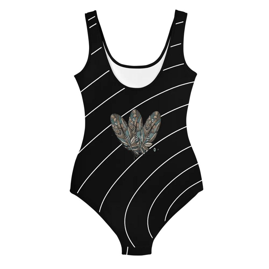 Golden Zodiac Icons Youth Swimsuit product image (2)
