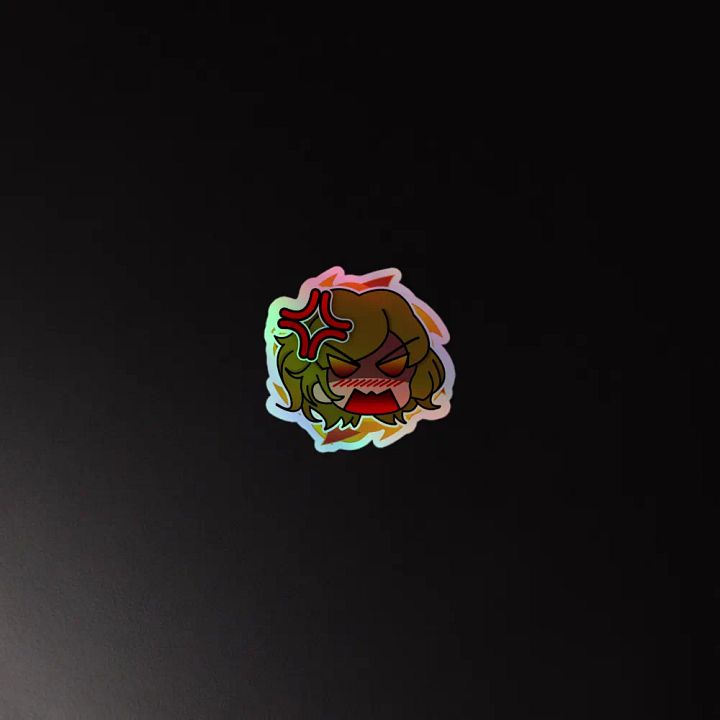 Bika rage holographic Sticker product image (2)