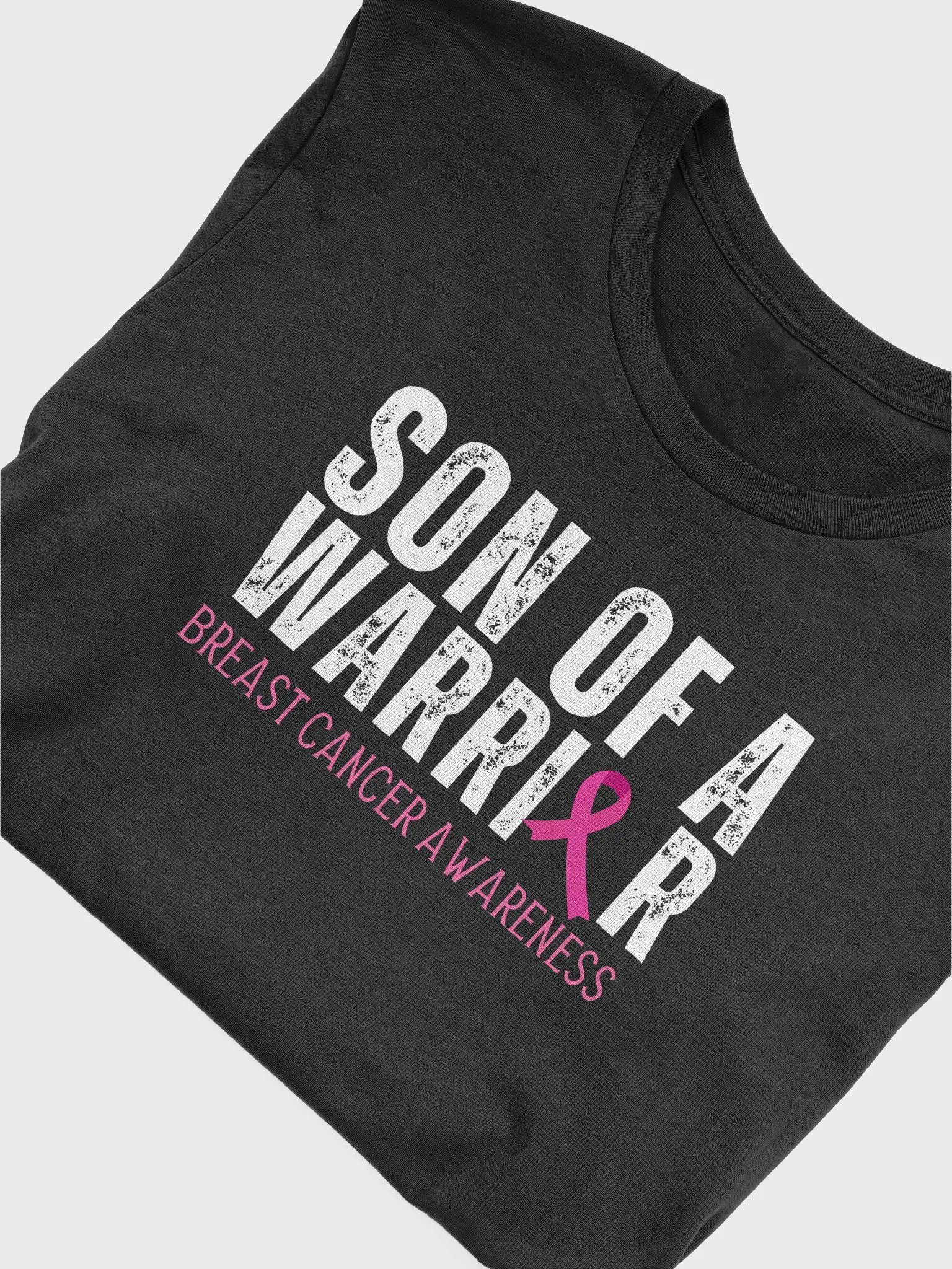 Breast Cancer Awareness T-Shirt, Cancer Tee, Warrior Son Shirt, Unisex Cotton Top, Supportive Gift Shirt product image (5)