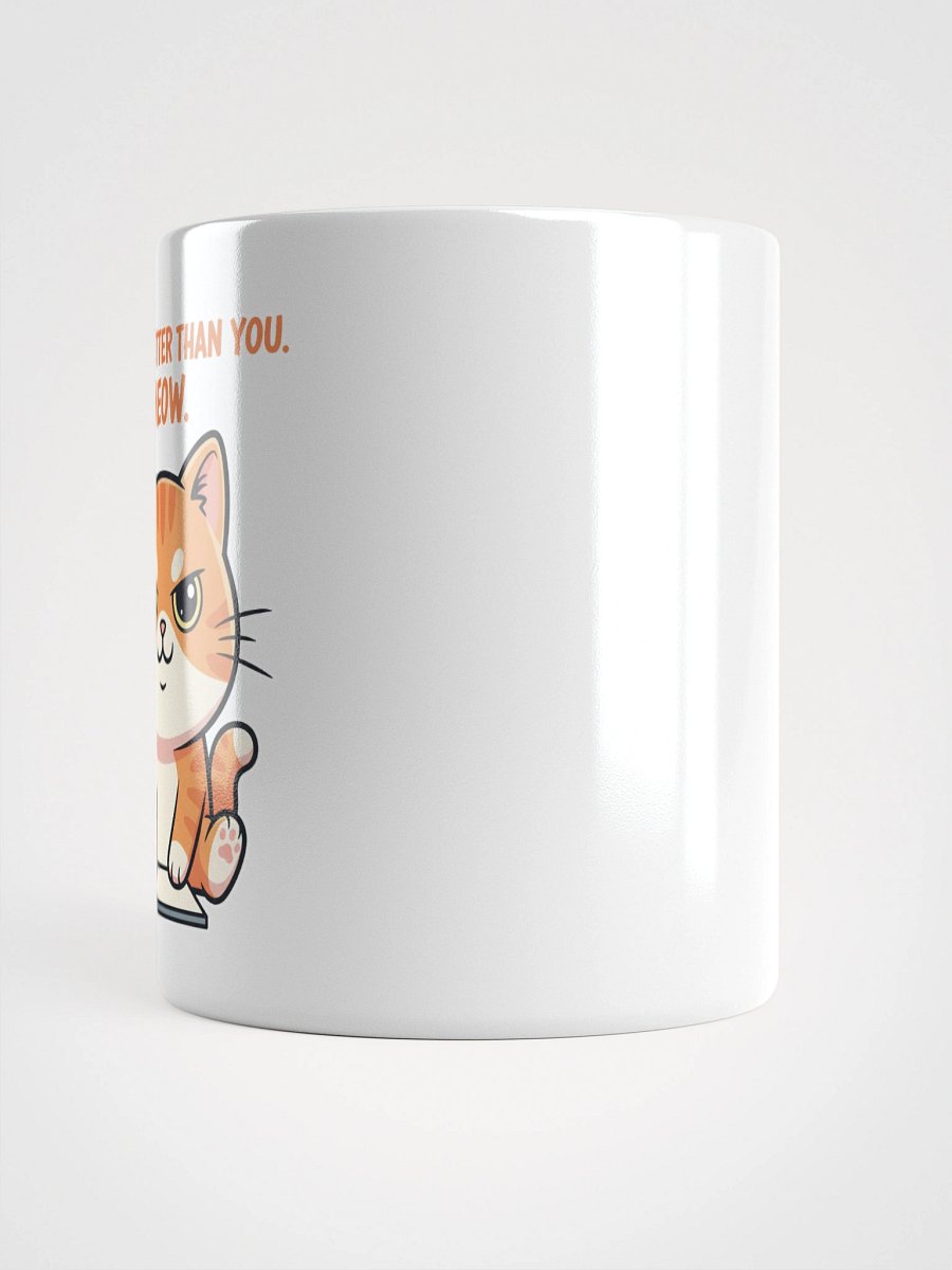 Rebel Sketch Cat White Glossy Mug product image (6)