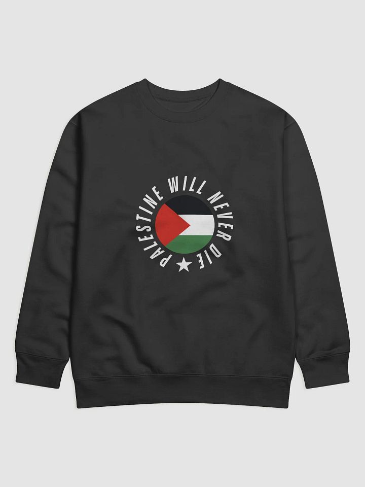 Palestine Flag Emblem Sweatshirt | Palestine will never die product image (1)