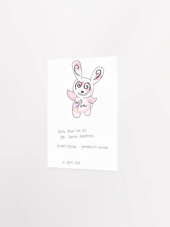 Dancing Panda Monster with General Cancer Awareness Ribbon product image (2)