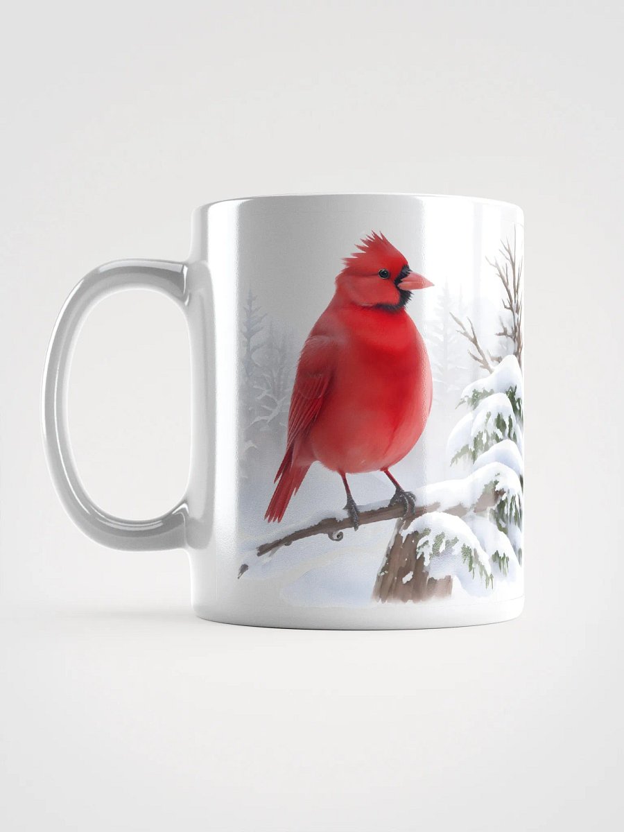 Winter Cardinals White Glossy Mug product image (11)