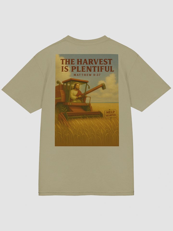 The Harvest Is Plentiful – Matthew 9:37 Farm Gospel Illustration product image (1)