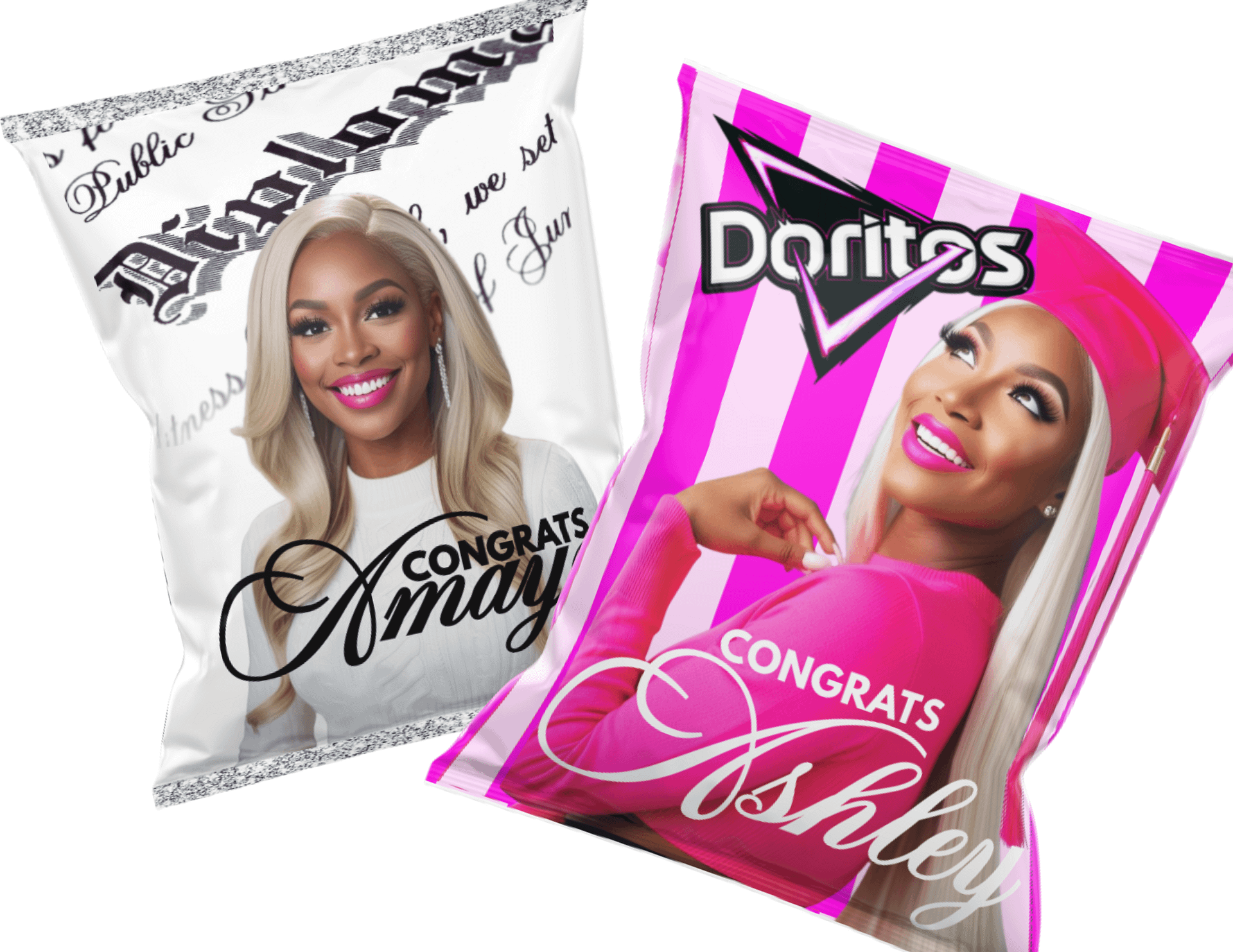 Custom Graduation Chip Bag Template – Digital Download product image (1)