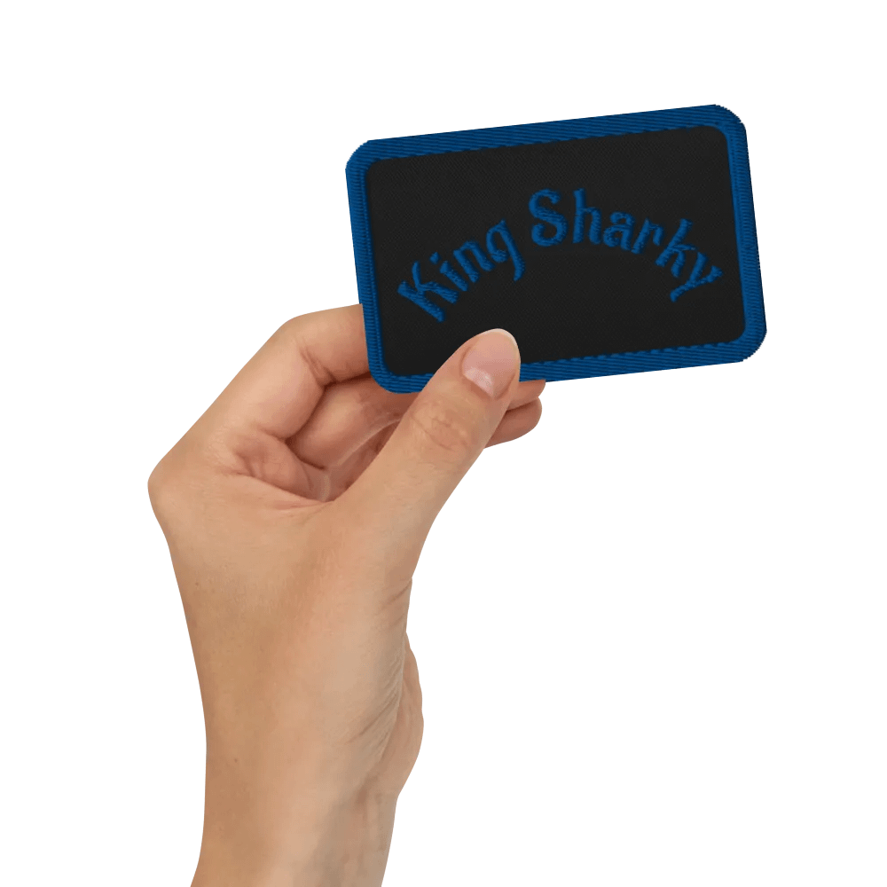 King Sharky Embroidered Patch product image (3)