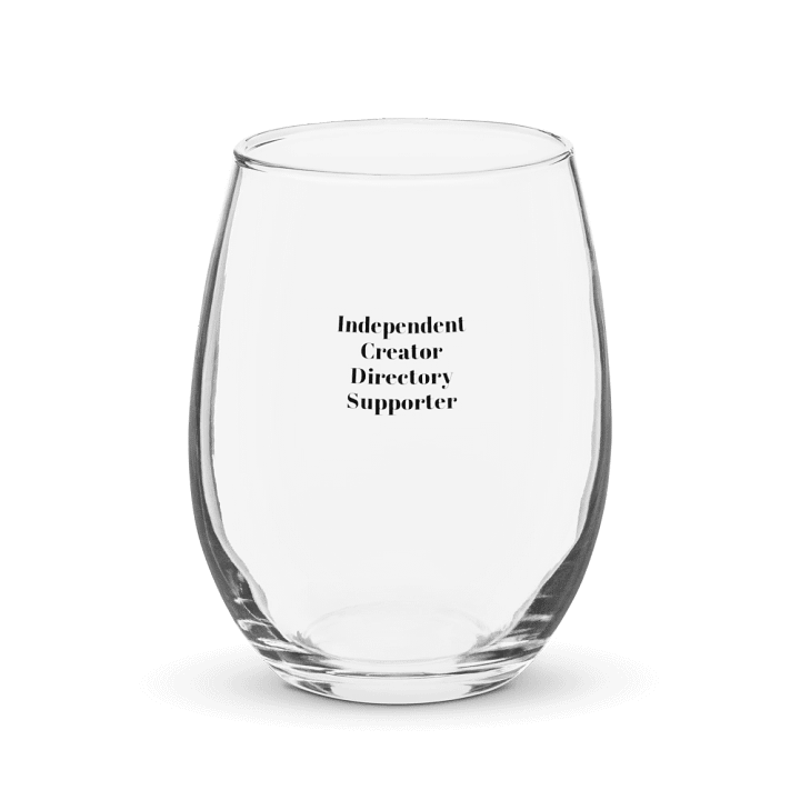 IndieCD Stemless Wine Glass product image (1)