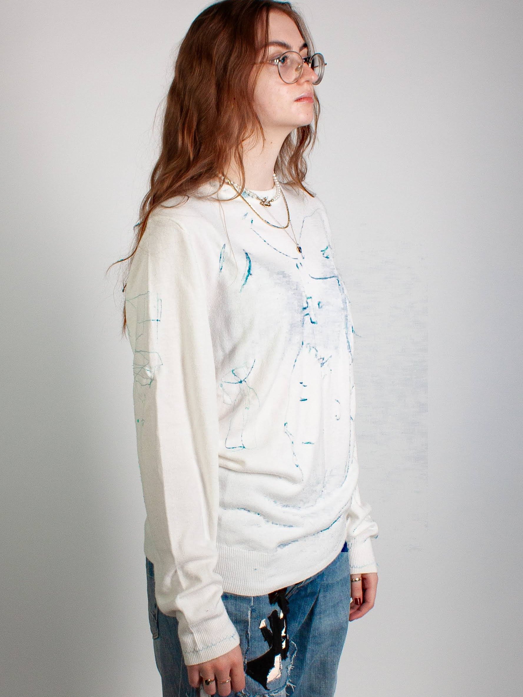 White 'Ticket From London' Sweatshirt product image (2)