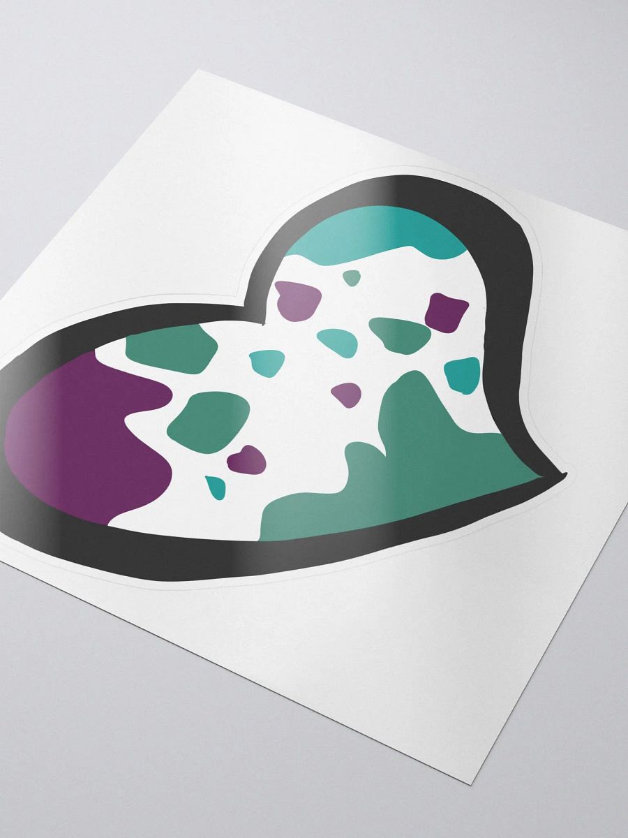 Little Moo Heart Sticker product image (3)
