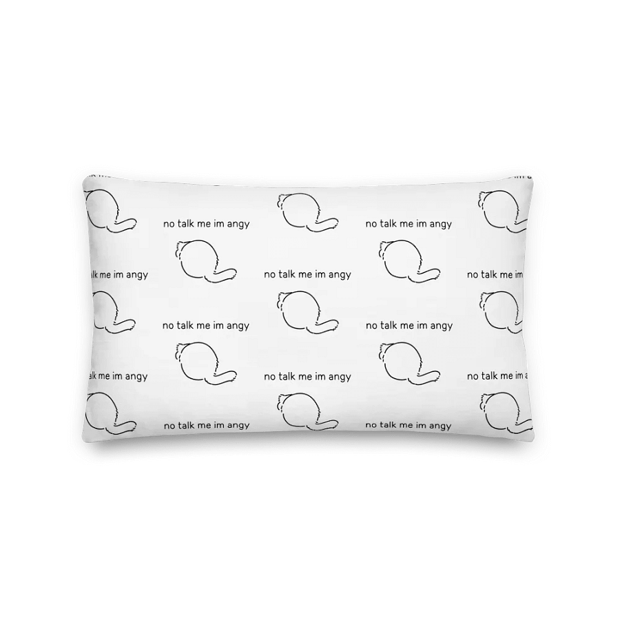 No Talk Manul Angy Ver. 2 - Pillow product image (1)