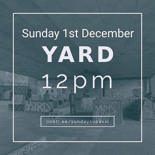The weather appears to not be our friend for spots that aren't undercover, so with things likely to be wet we'll be at yard a...