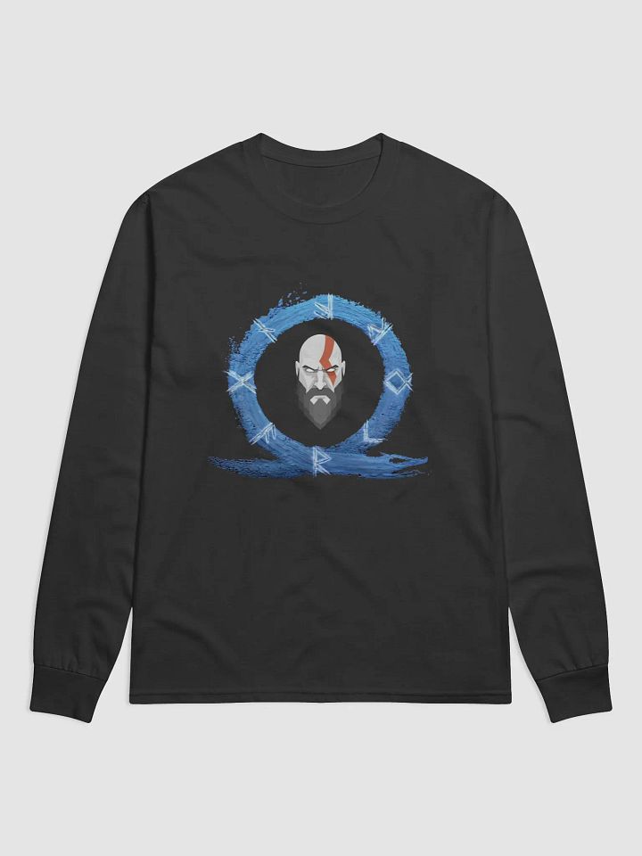 God Of War Kratos Head Champion Long Sleeve Shirt product image (1)