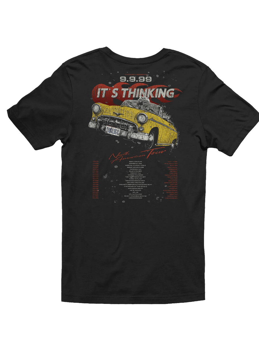 It's Thinking 9.9.99 Tour T-Shirt (Crazy Taxi) product image (4)