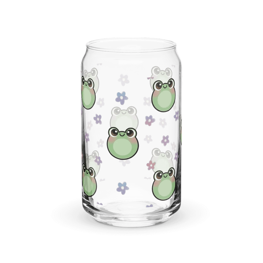 Froggy Pattern Glass Cup product image (40)