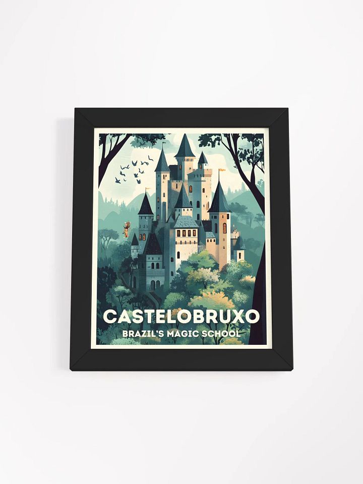Castelobruxo Magical School Vintage Travel Poster product image (1)