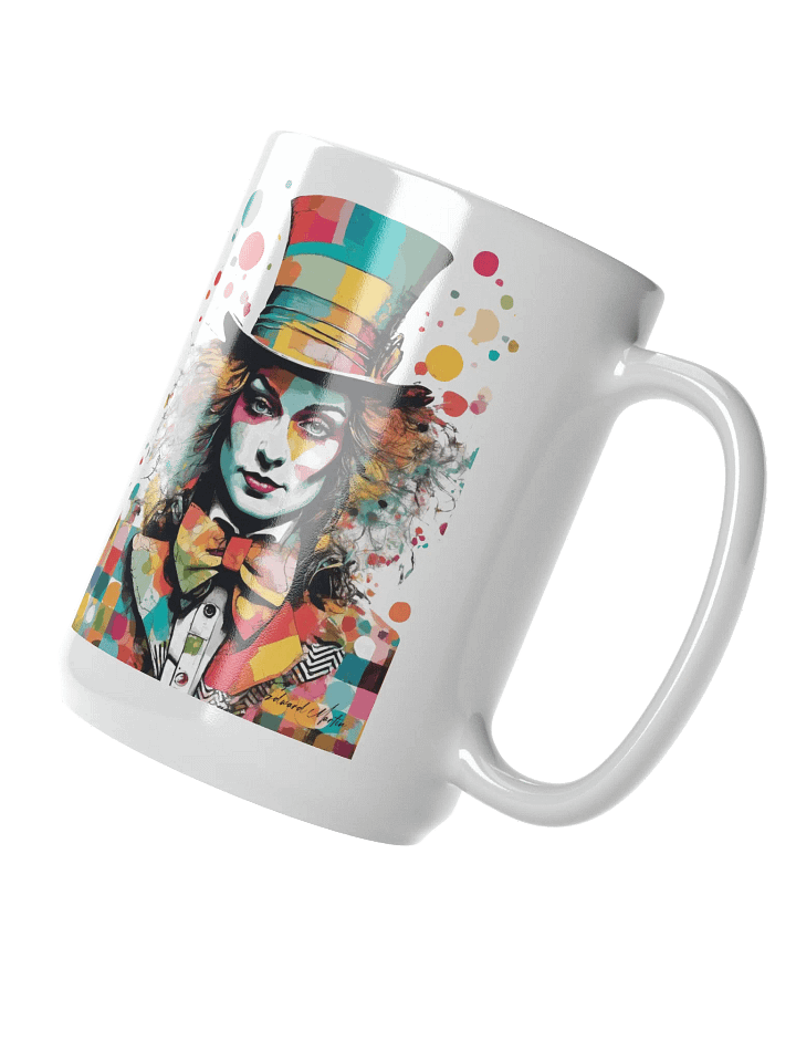 Mad Hatter:Vibrant Collage Portrait : Elegance Mug product image (2)