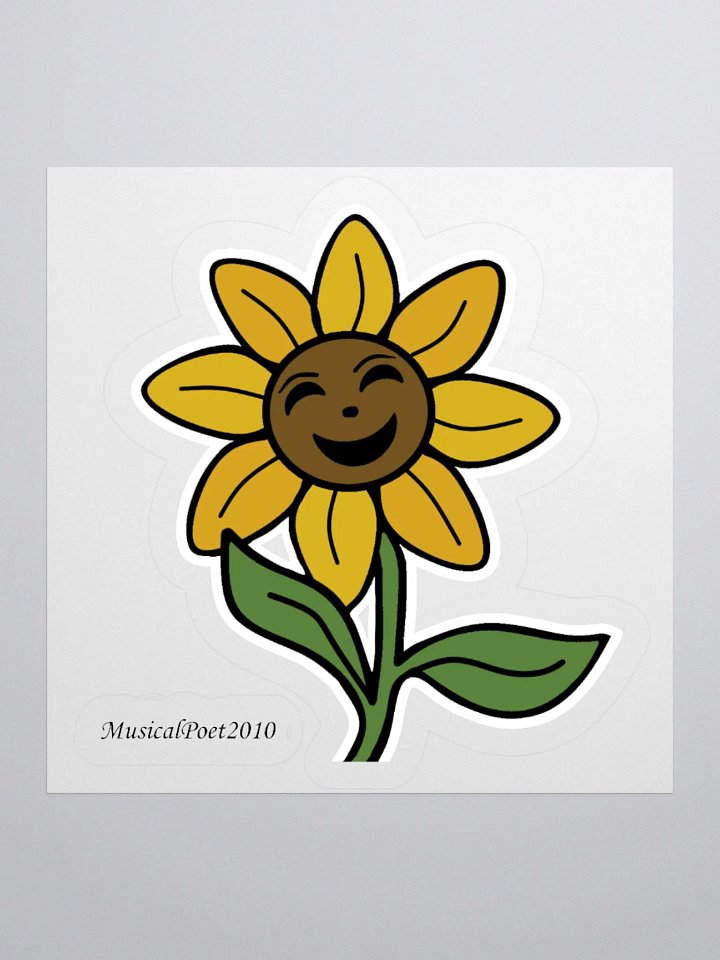 Sunflower Smiles Sticker product image (1)