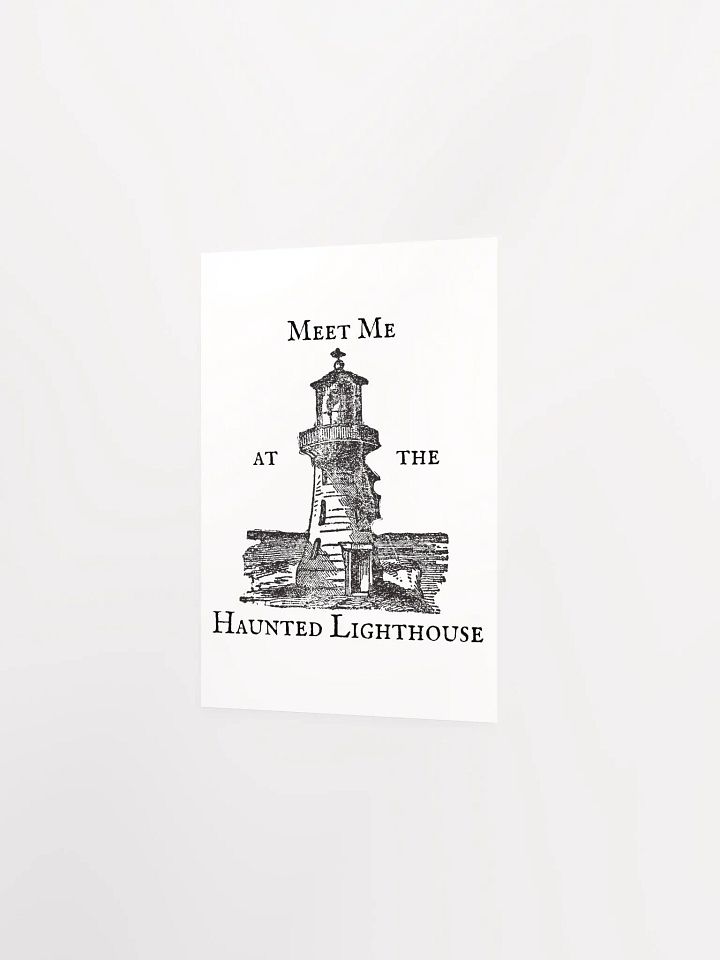 Haunted Lighthouse Vibrant Matte Paper Poster product image (18)