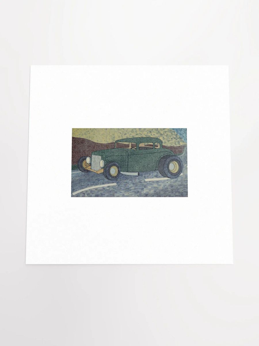 Green Hotrod Print product image (4)