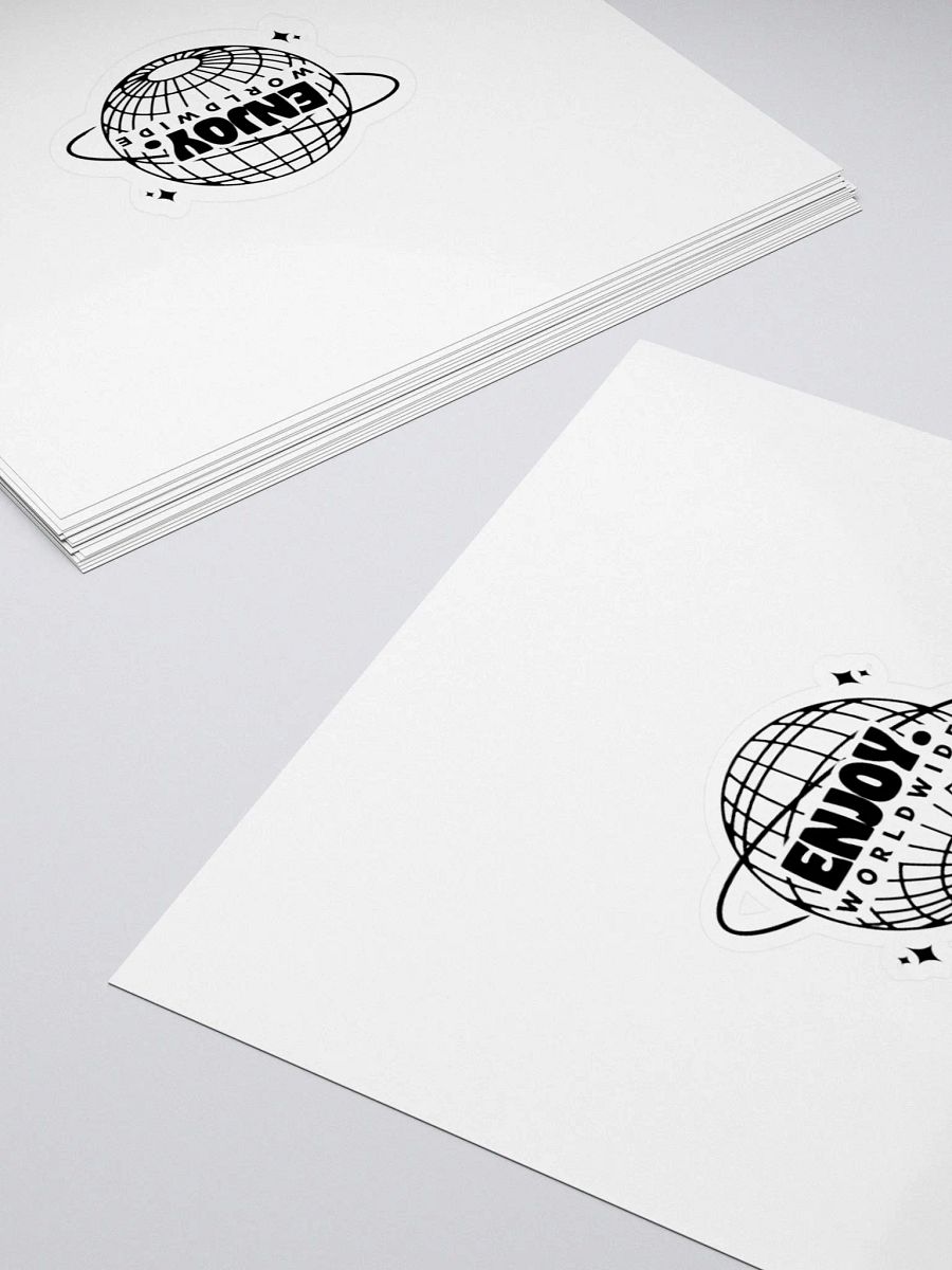 Enjoy Globe Sticker product image (4)