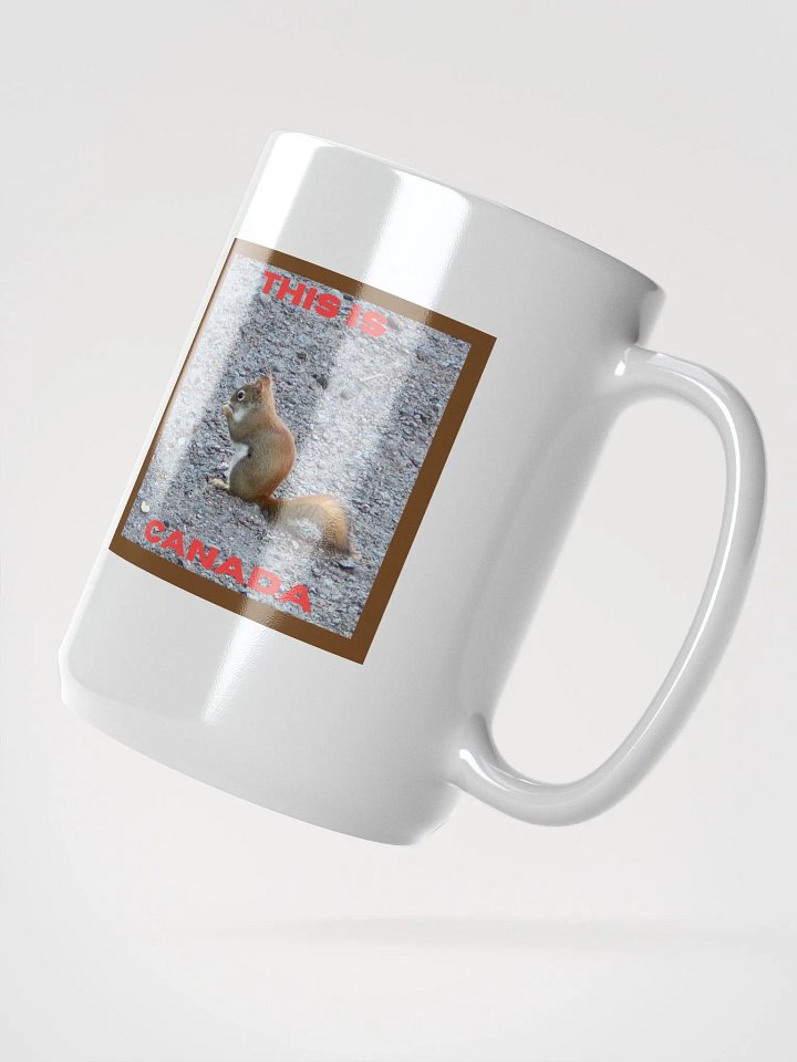 Adorable Red Squirrel White Glossy Mug product image (2)