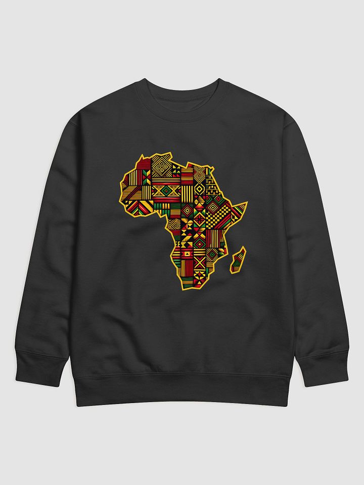 African Map Print Pattern Kente Pan Africa Sweatshirt product image (6)