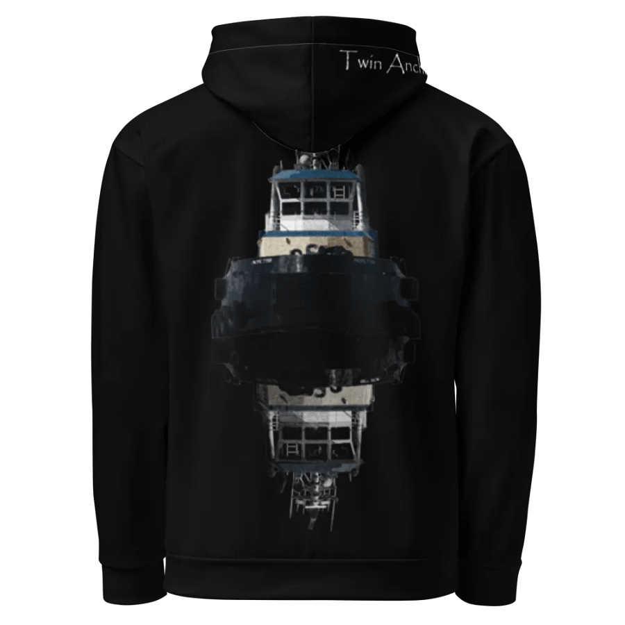 Black Pacific Titan Reflection Hoodie product image (5)