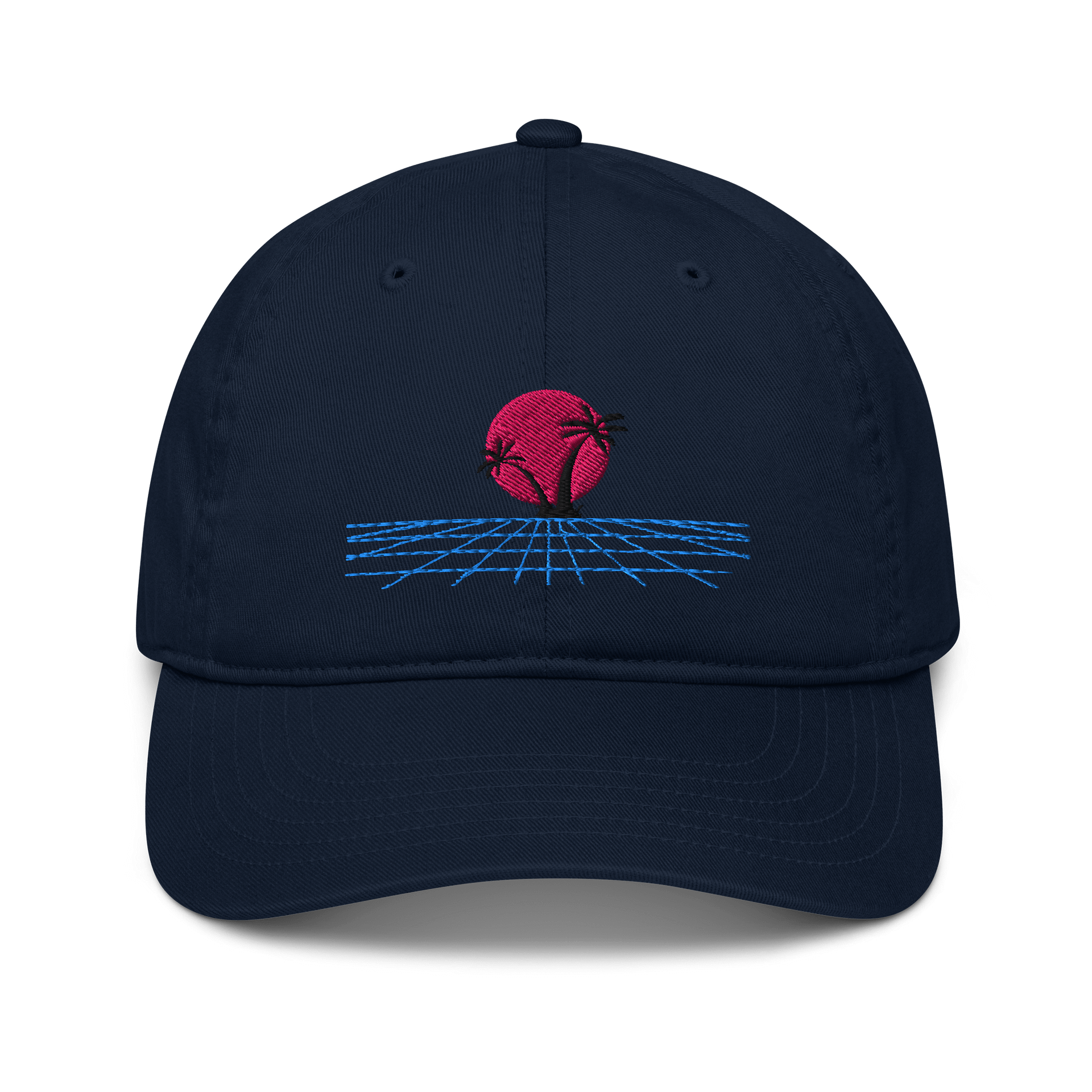 Retro Sunset Palm Dad Hat product image (1)
