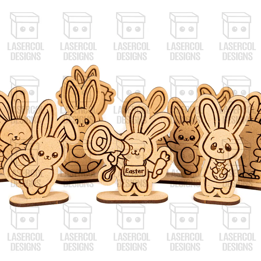 Easter Cutouts With Base Set 3 - Laser Cut Files product image (3)