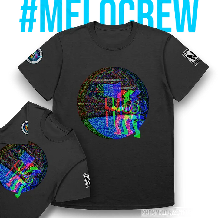 #MELOtober 2021 MELO CREW Founders - Personalized T-Shirt + BONUS | #MadeByMELO product image (1)