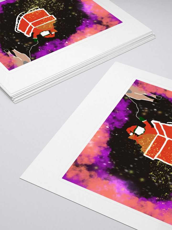 Santa's Cosmic Ride Stickers product image (2)
