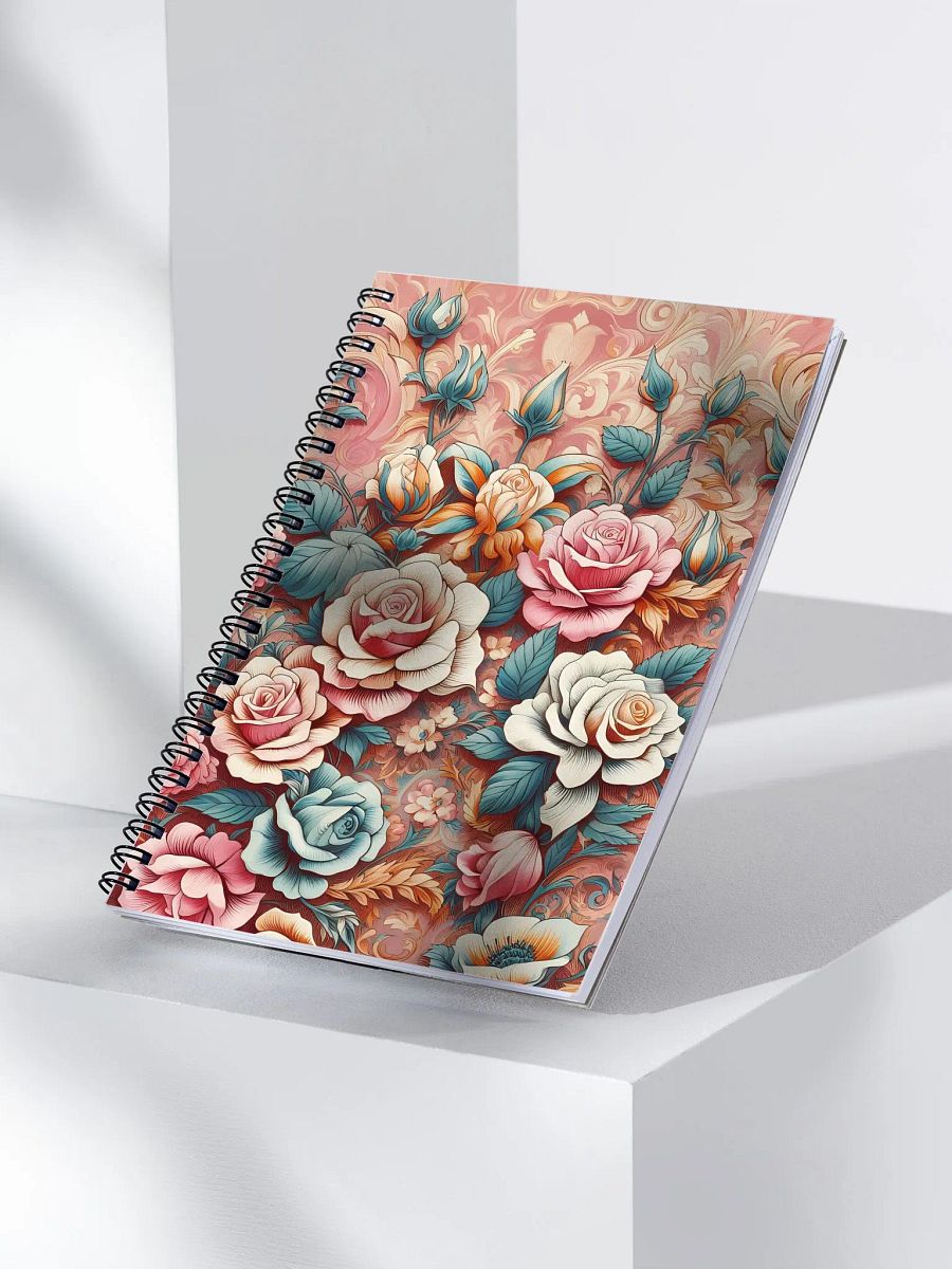 Royal Floral Spiral Notebook product image (3)