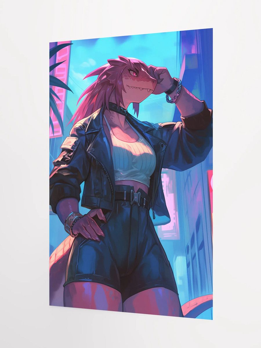 Neon Dragon Urban Fantasy Poster product image (3)