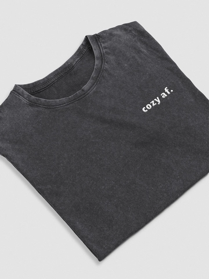 Cozy AF Denim T-Shirt product image (1)