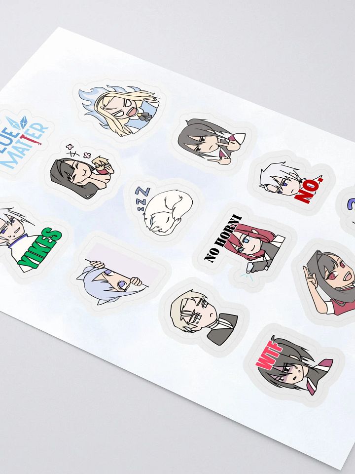 Blue Matter Emotes Sticker Sheet product image (2)