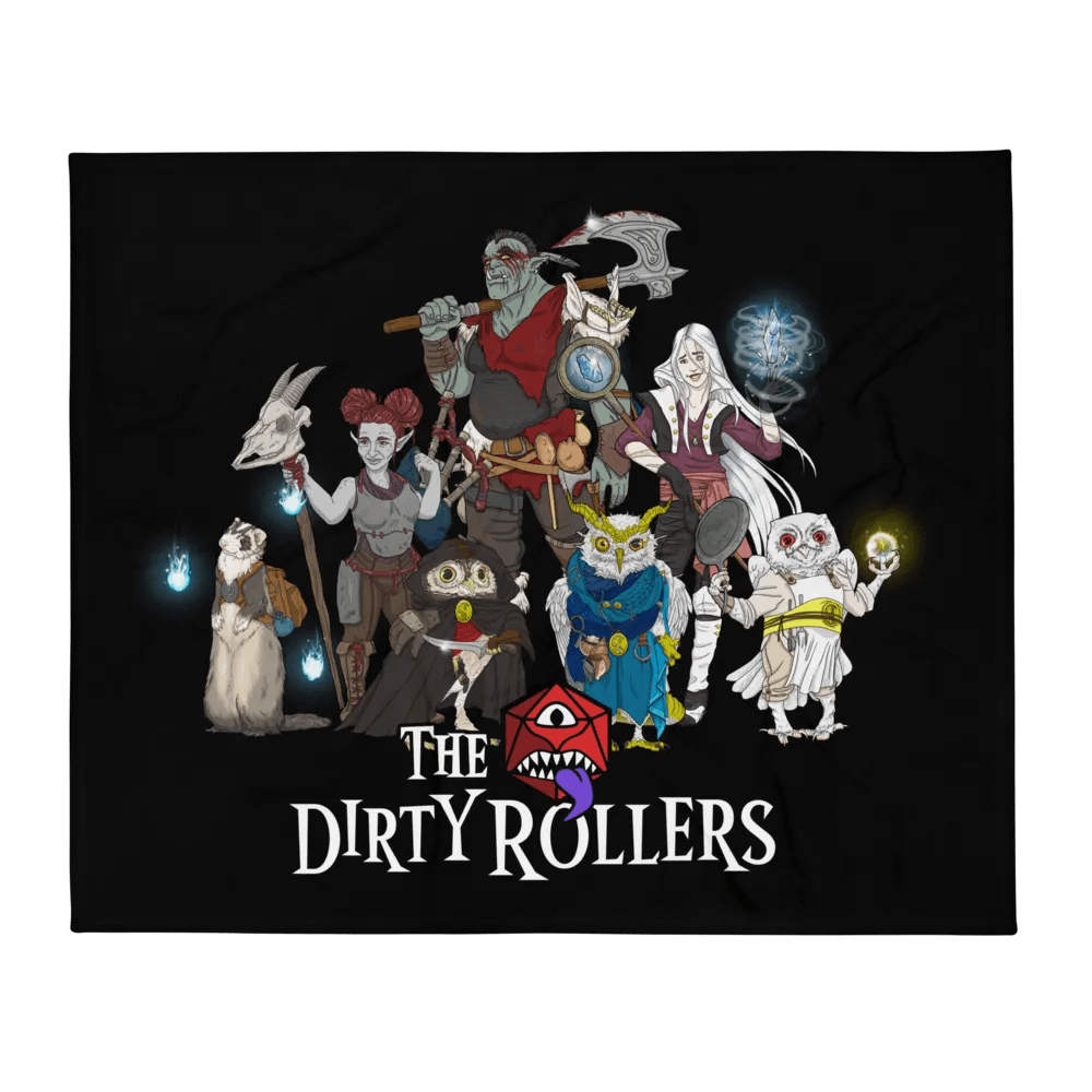 The Dirty Rollers Kerfuckles Throw Blanket product image (2)