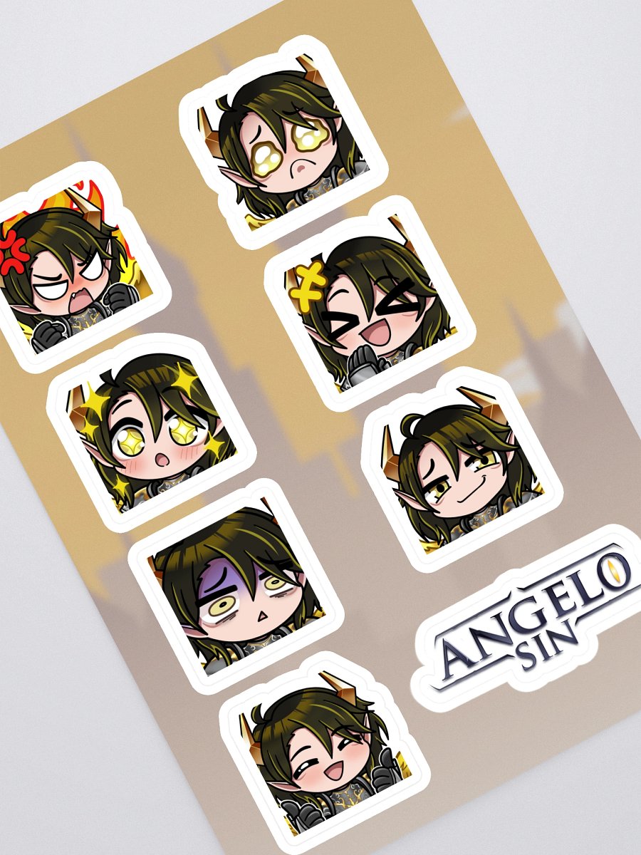 Angelo Emote Stickers Sheet product image (1)