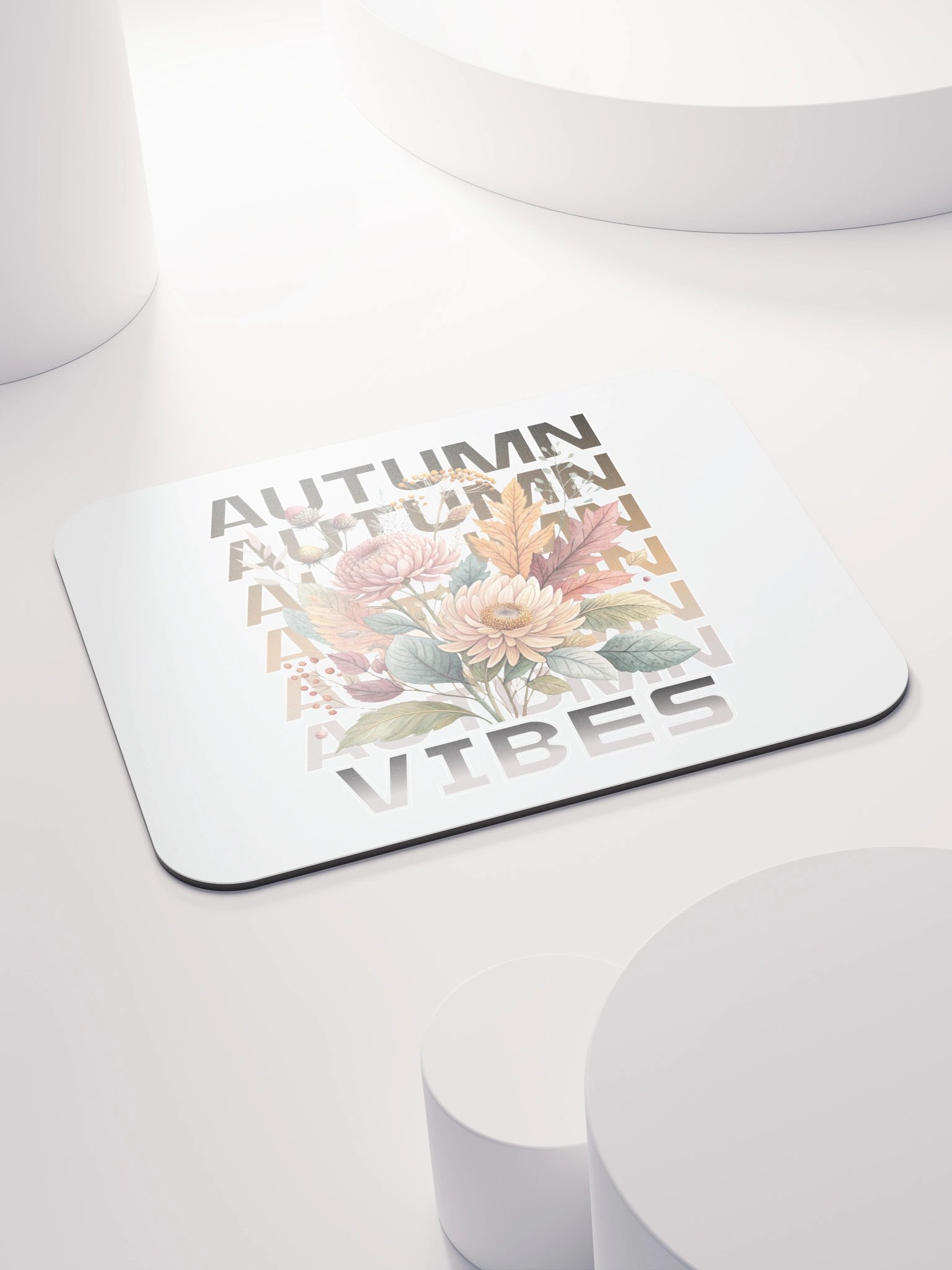 Autumn Vibes Boho Flowers Mouse Pad product image (4)