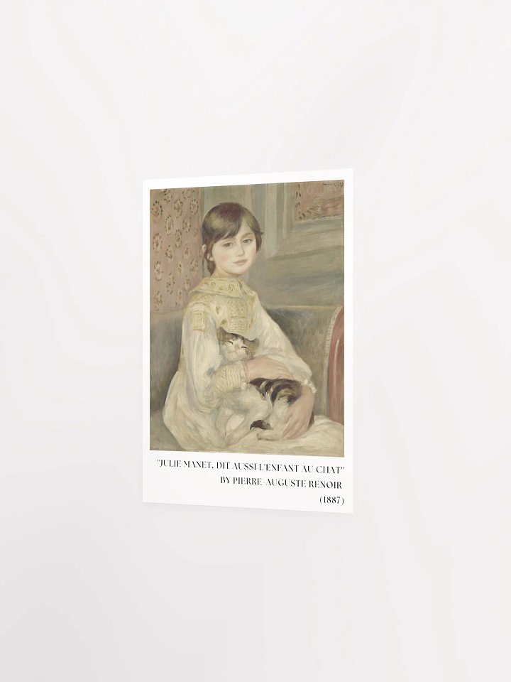 ''Julie Manet, also known as the Child with the Cat'' by Pierre-Auguste Renoir Poster v.2 product image (6)