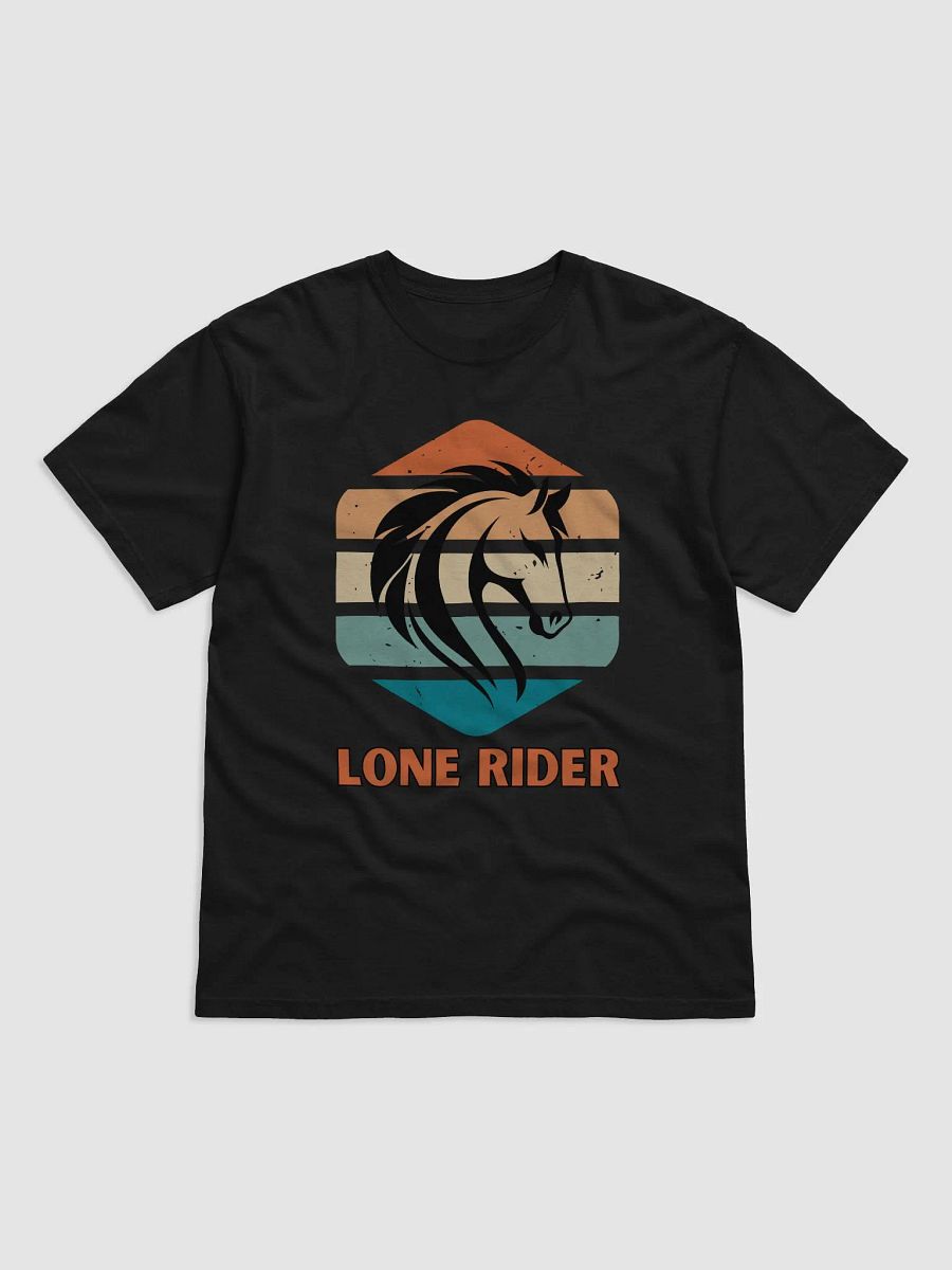 Lone Rider Horse Head T-Shirt product image (105)